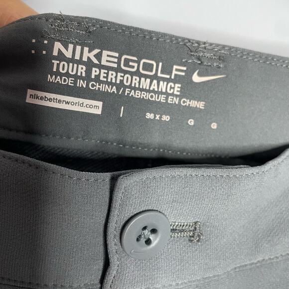 Nike Golf Tour Dri Fit Performance Golf Pant  Polyester Spandex Men's 36x30 - Picture 6 of 7